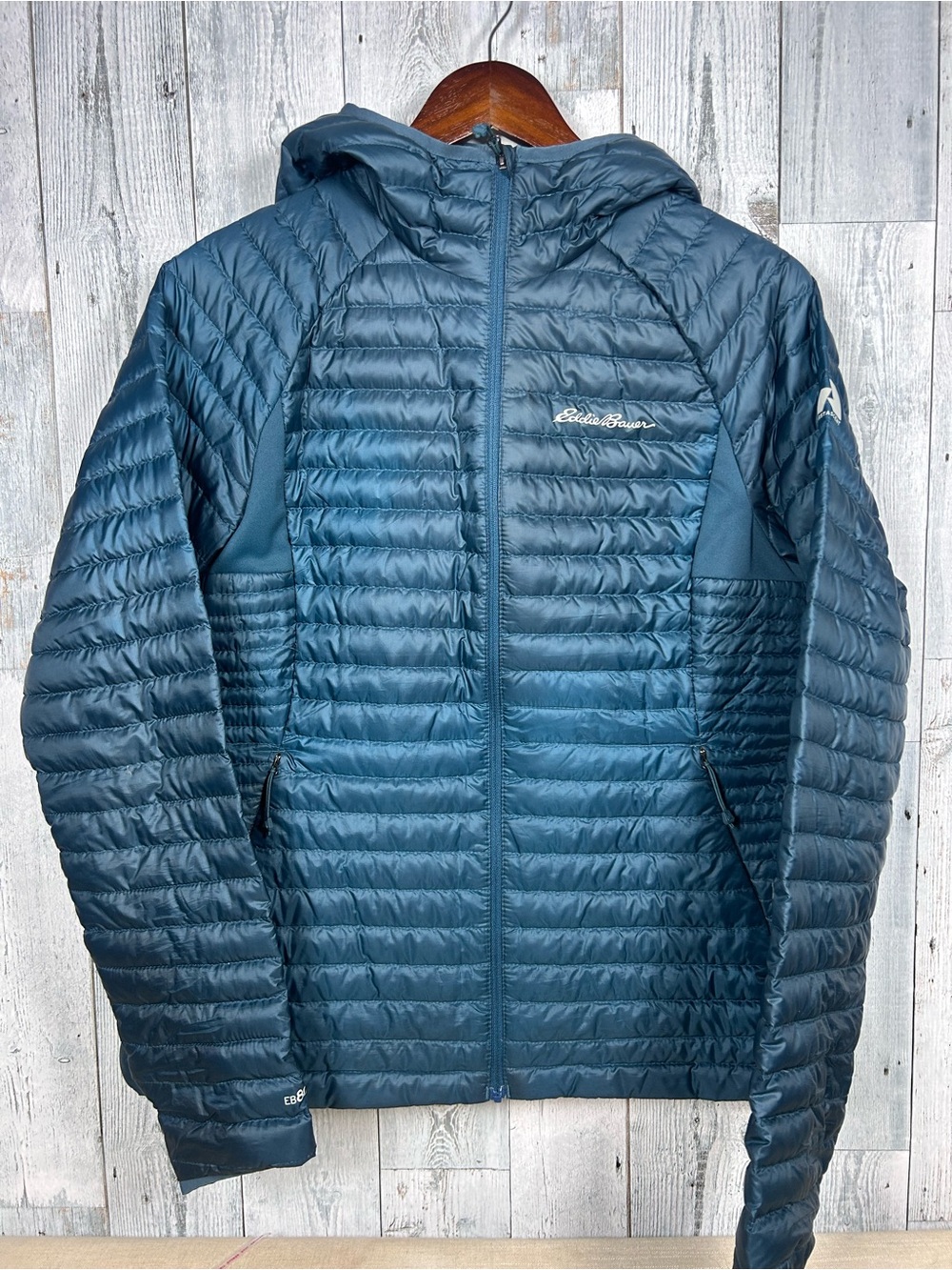 Eddie Bauer First Ascent Women’s L Packable Goose Down Puffer Jacket Gorpcore